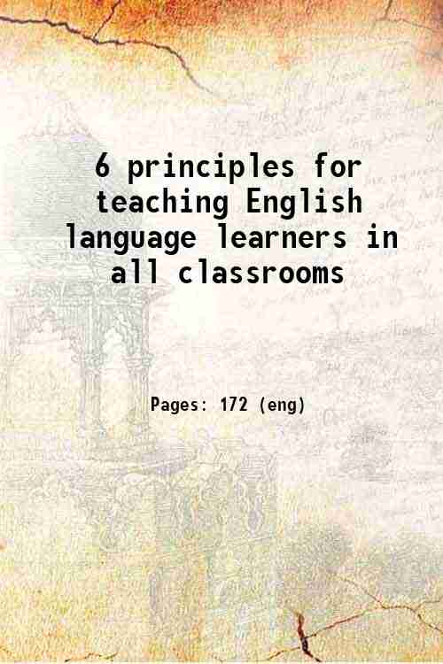 6 principles for teaching English language learners in all classrooms