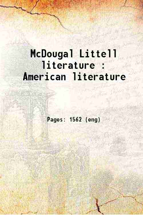 McDougal Littell literature : American literature 