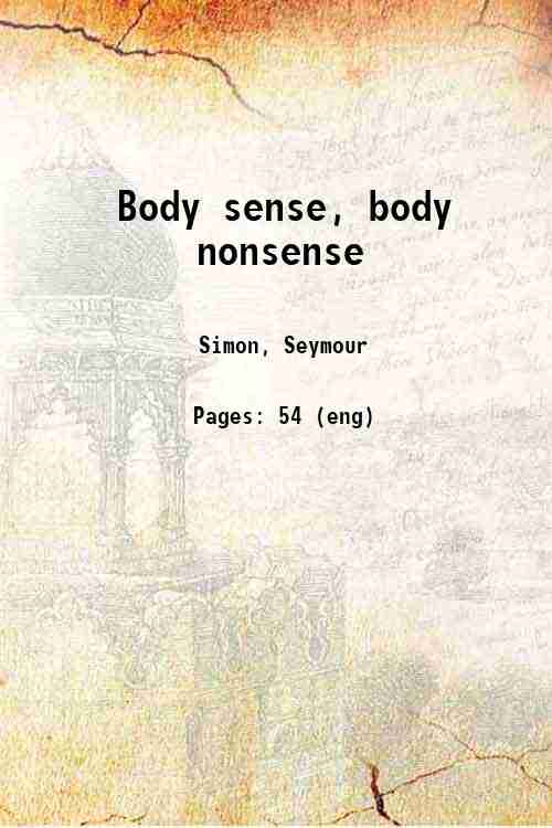 Body sense, body nonsense