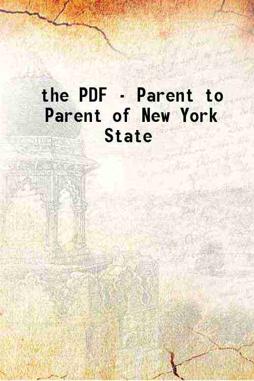 the PDF - Parent to Parent of New York State