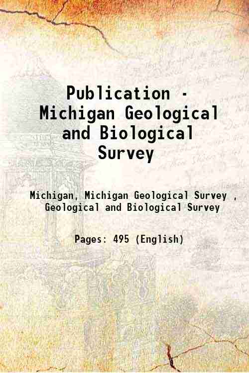 Publication - Michigan Geological and Biological Survey 