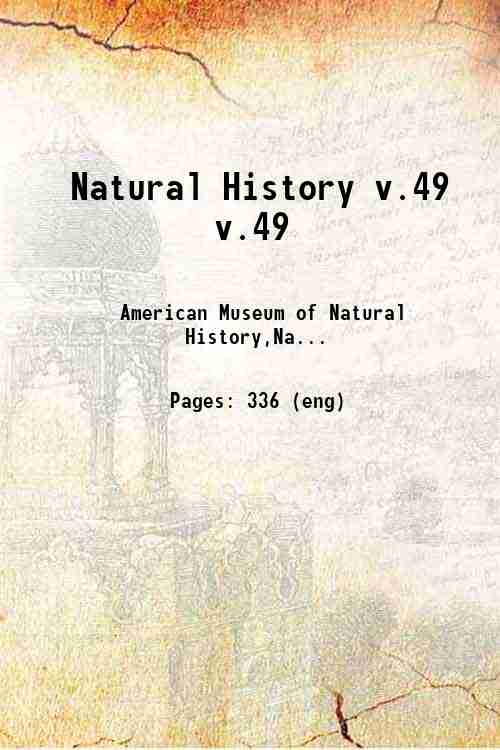 Natural History v.49 v.49