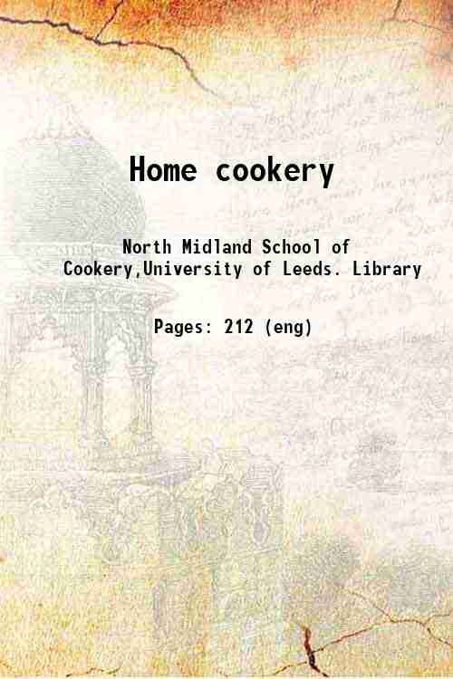 Home cookery 