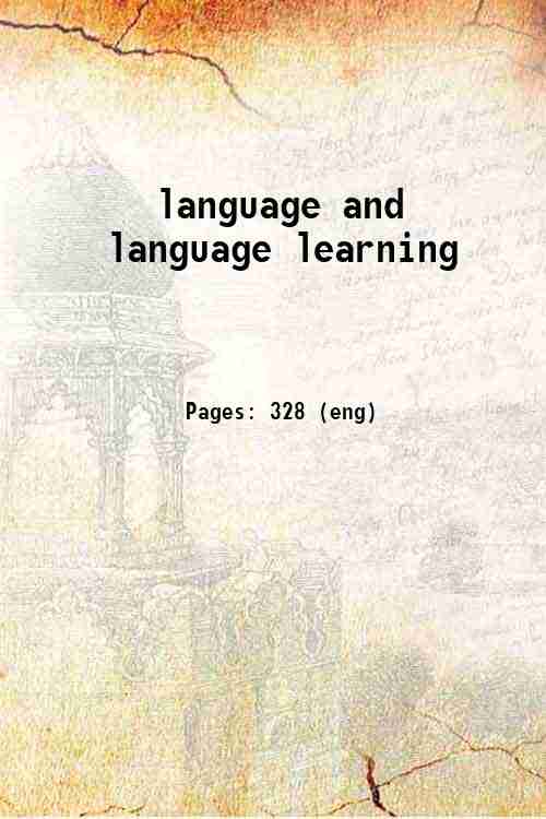 language and language learning